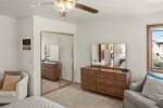Chest of drawers and closet space